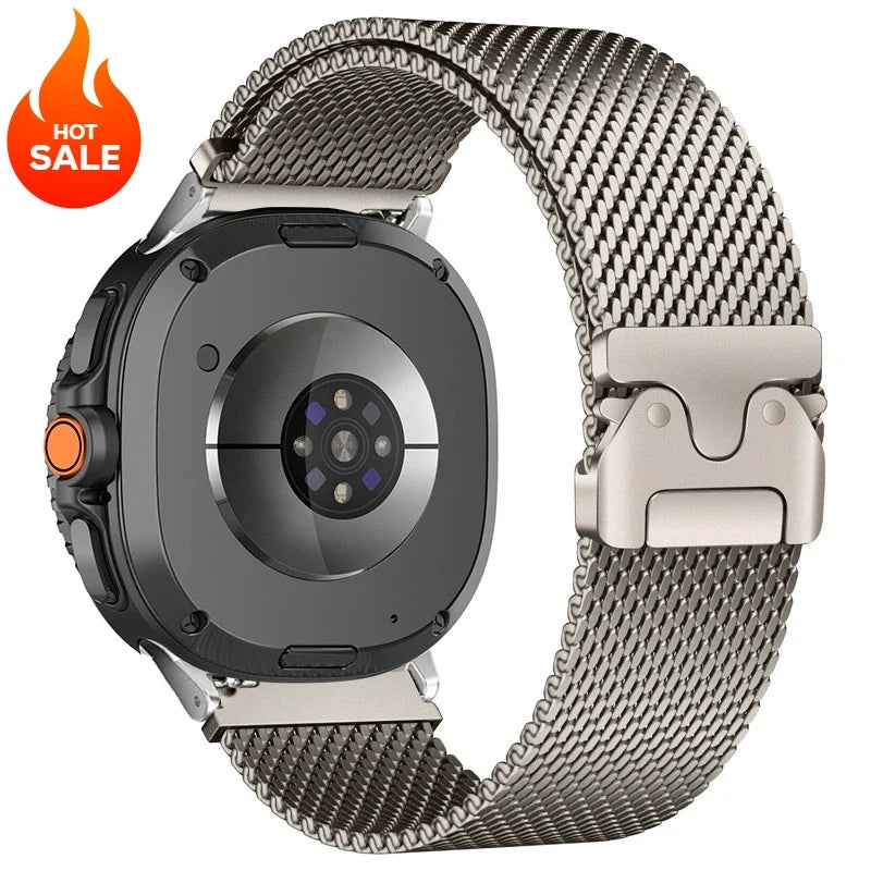 Milanese Stainless Steel Band for Samsung Galaxy Watch 9 & 8 40mm 44mm & Classic 46mm | Ultra 2024 2025