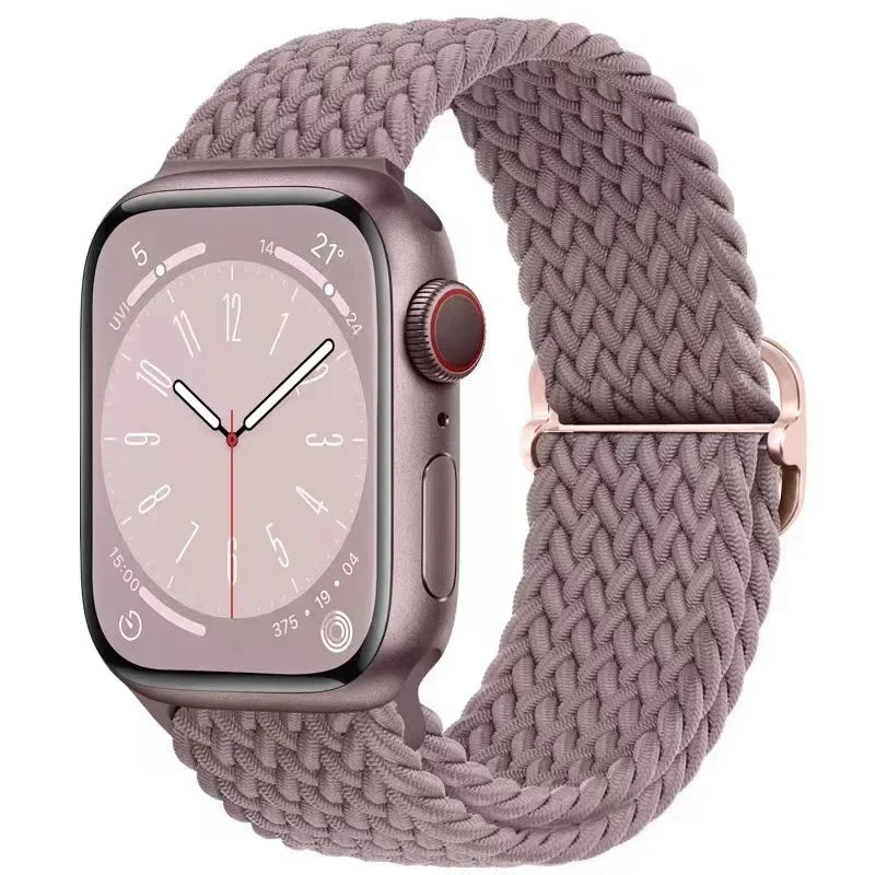 Braided Nylon Solo Loop for Apple Watch Series 1-12, SE & Ultra 1/2/3/4