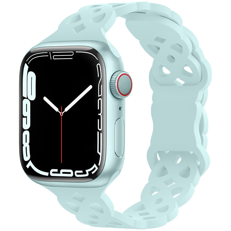 Silicone Strap Apple Watch Band Series - Stylish Comfort & Compatibility