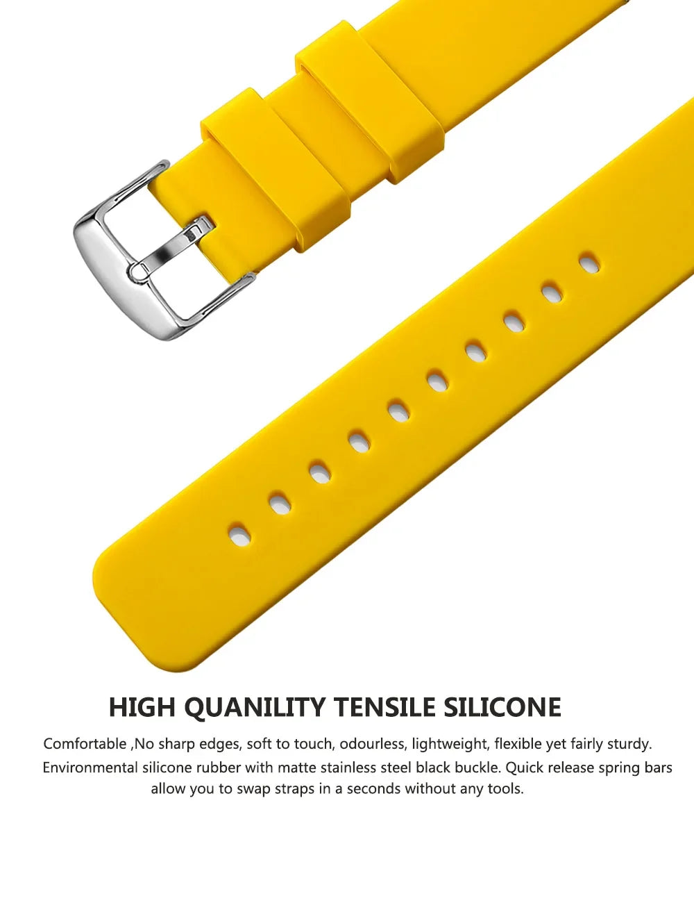 COROS PACE & APEX Curved-End Silicone Band