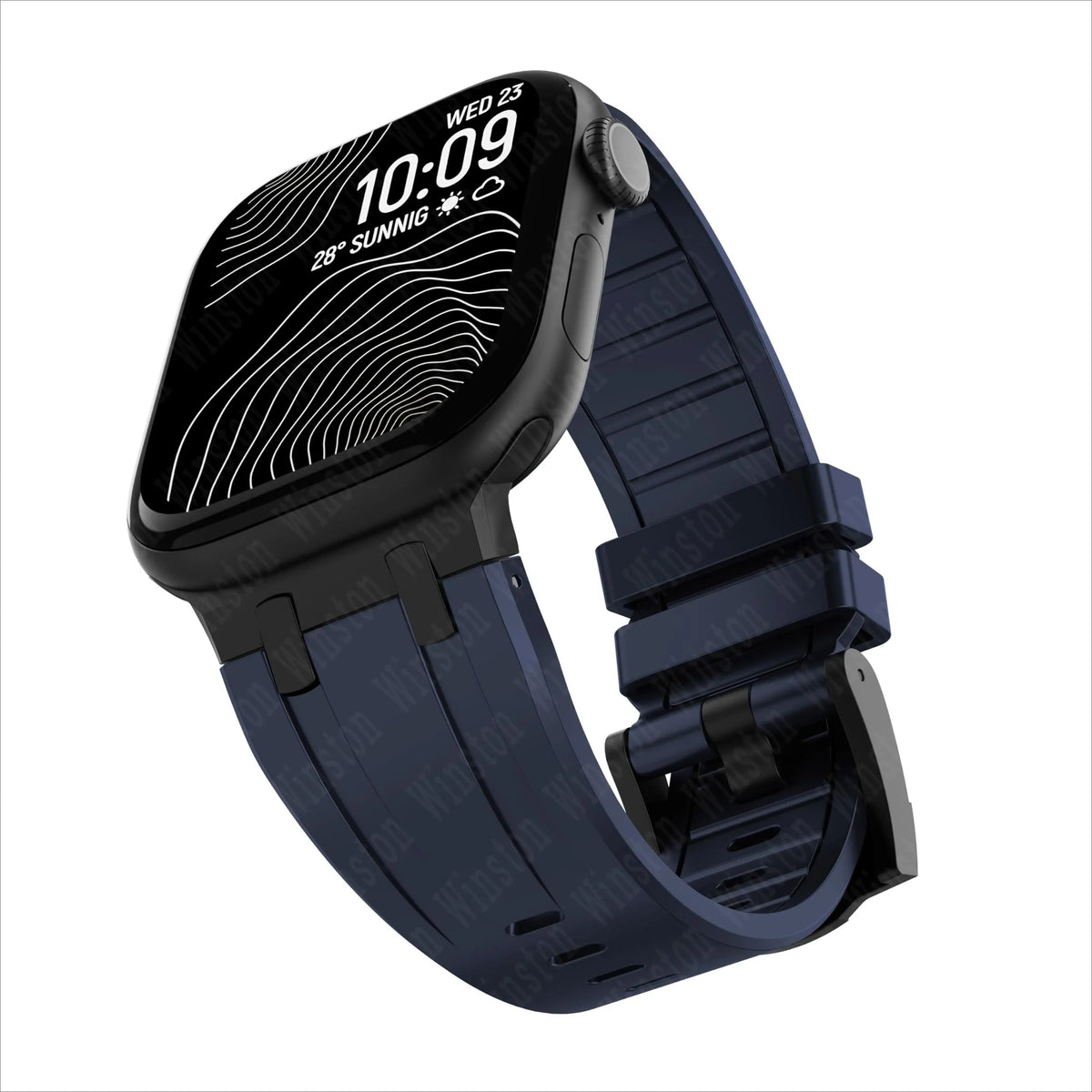 Liquid Silicone Apple Watch Band – Rubber Sport Strap | Series 11/10/9/8/7/6/SE & Ultra 1/2/3 | 42–49mm