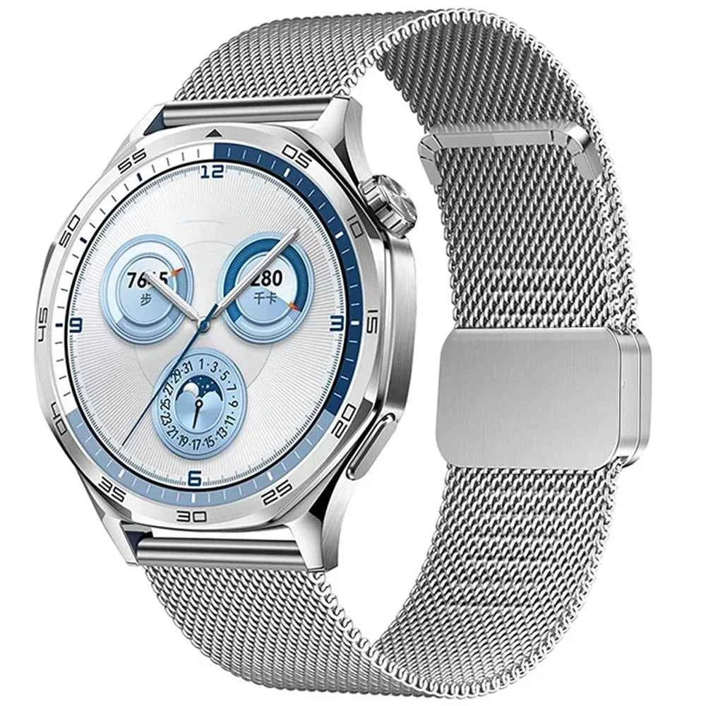 Metal Mesh Magnetic Watch Strap – 22mm | Huawei GT5/GT4/GT3 & Samsung Galaxy