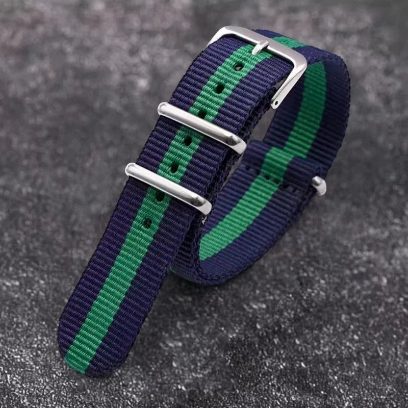 Motorola Moto Nylon Watch Band Universal Canvas Weave Wristband Loop Strap