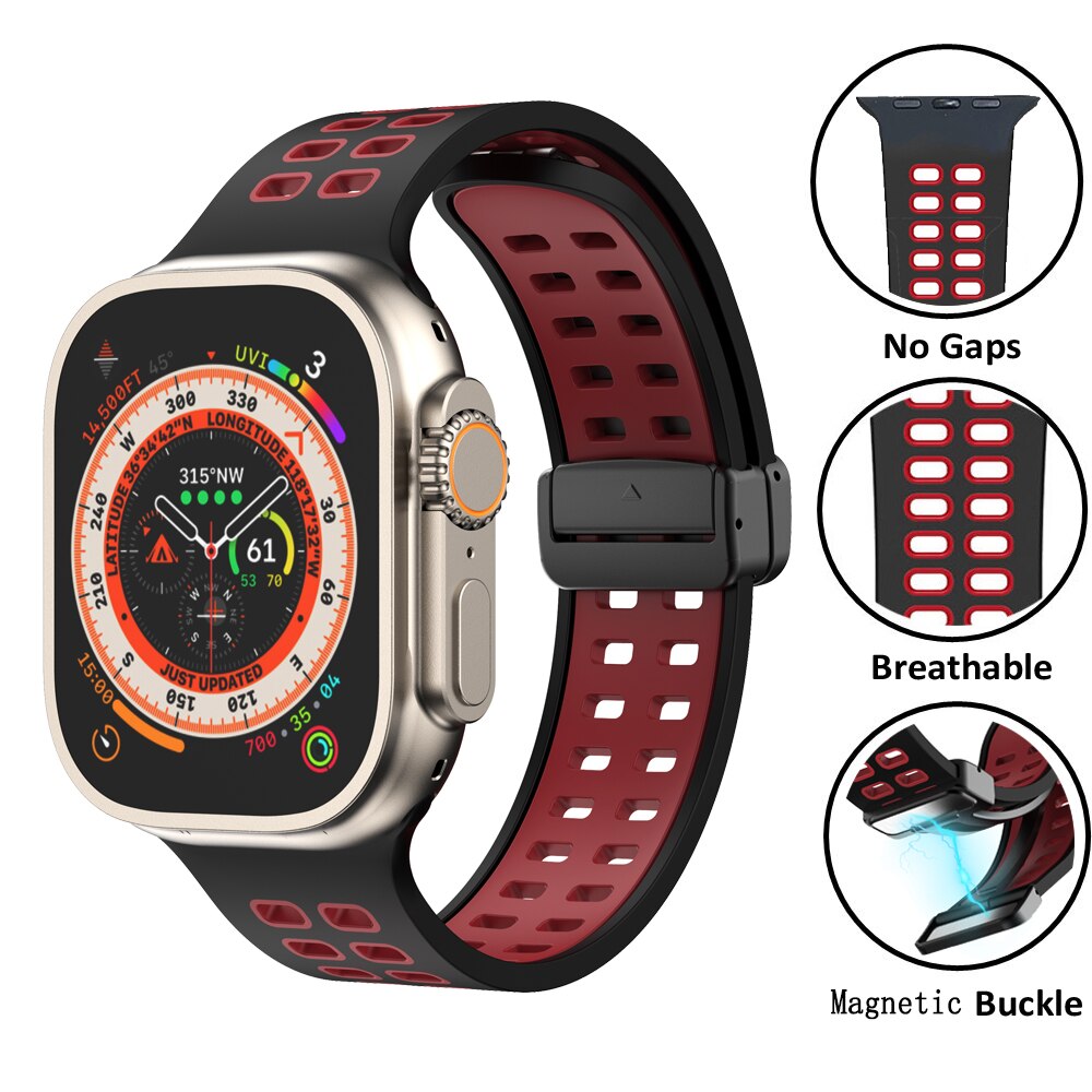 Magnetic Silicone Apple Watch Band: Elevate Your Style and Comfort