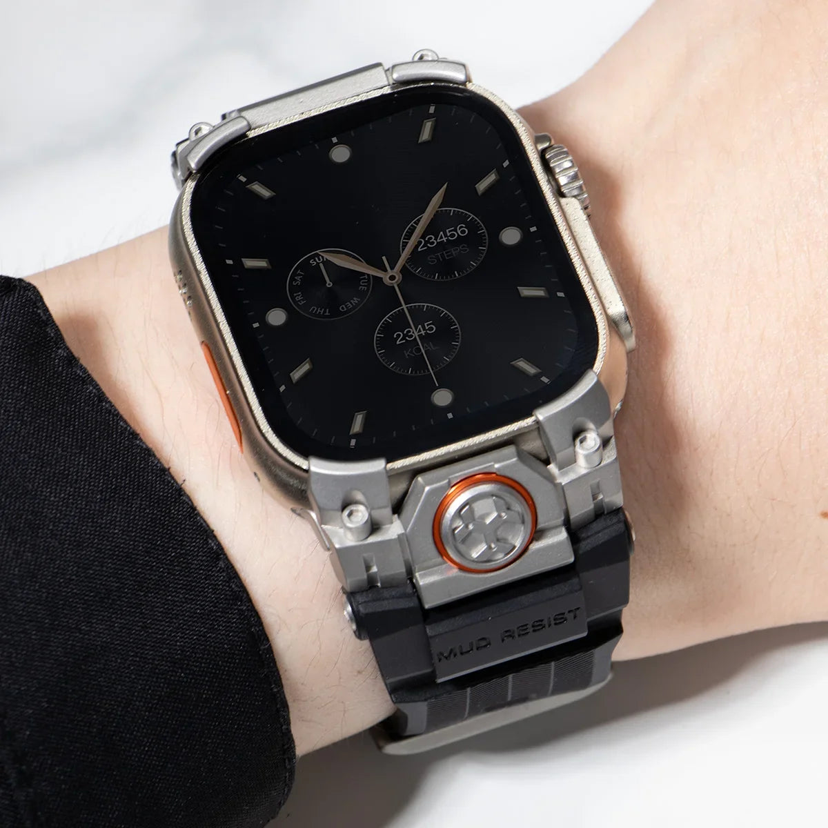 Luxury Sport Silicone Strap for Apple Watch Ultra 3/2/1 49mm