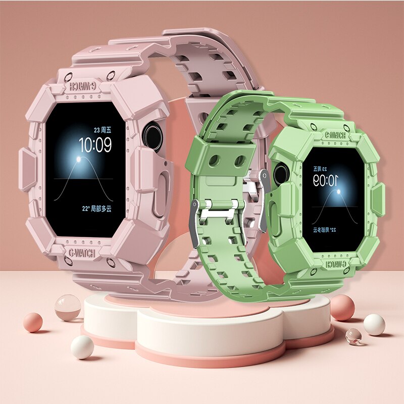 Apple Watch Band+Case for Bumper Case Band - Durable Silicone Design