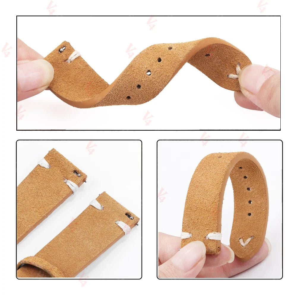 OnePlus Watch Stitched Suede Band with Butterfly Clasp