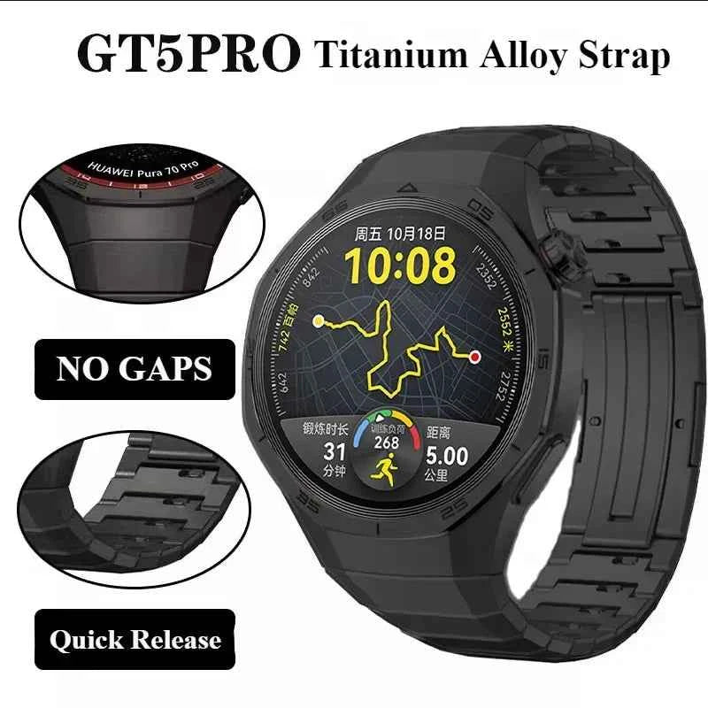 NoGap Titanium Band for Huawei Watch GT5 Pro 46mm