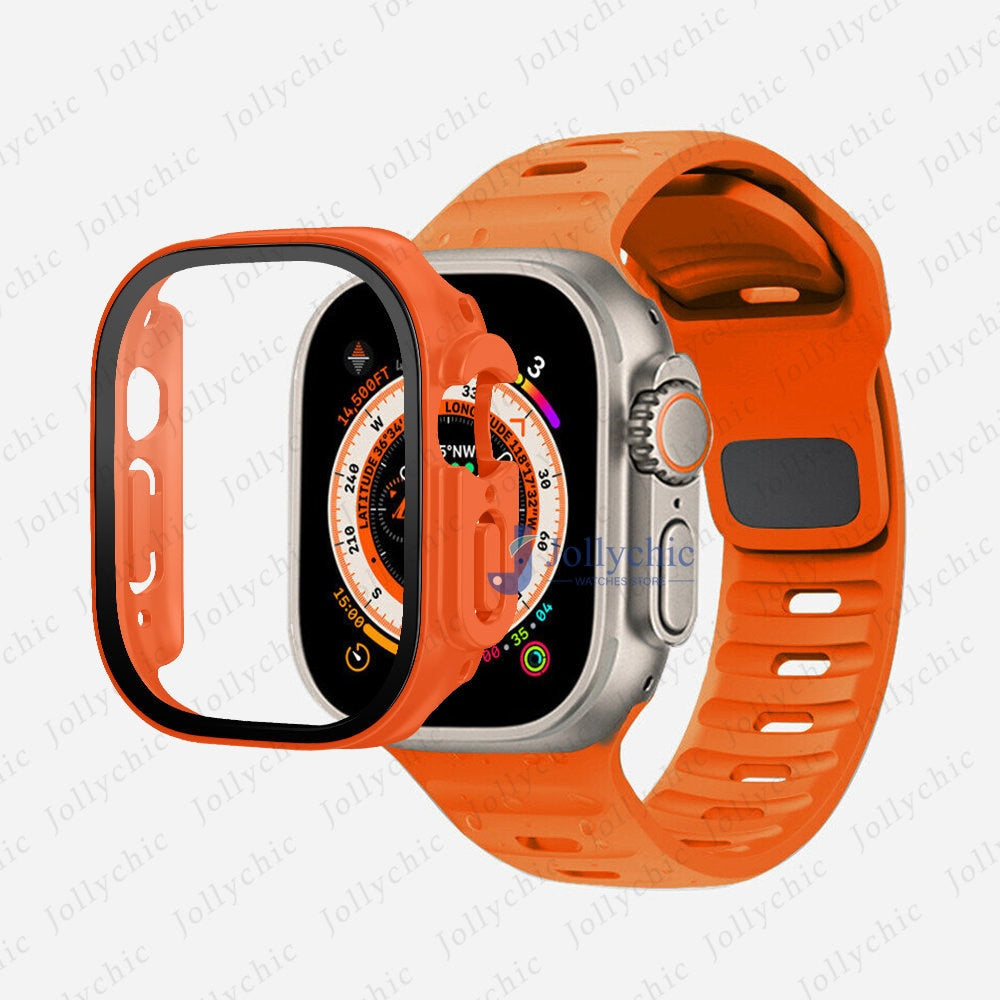 Stylish Silicone Apple Watch Band and Case: Durable Protection Meets Fashion