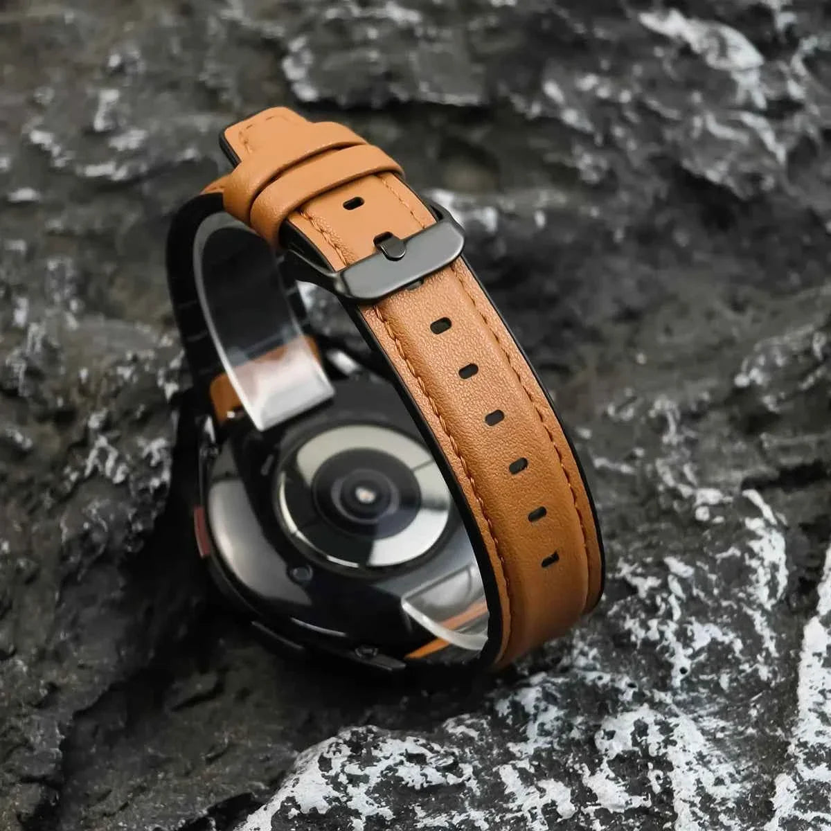 20MM / 22MM Leather Band – Samsung Galaxy Watch 6/5/4, Gear S3 & Huawei GT4 / Amazfit