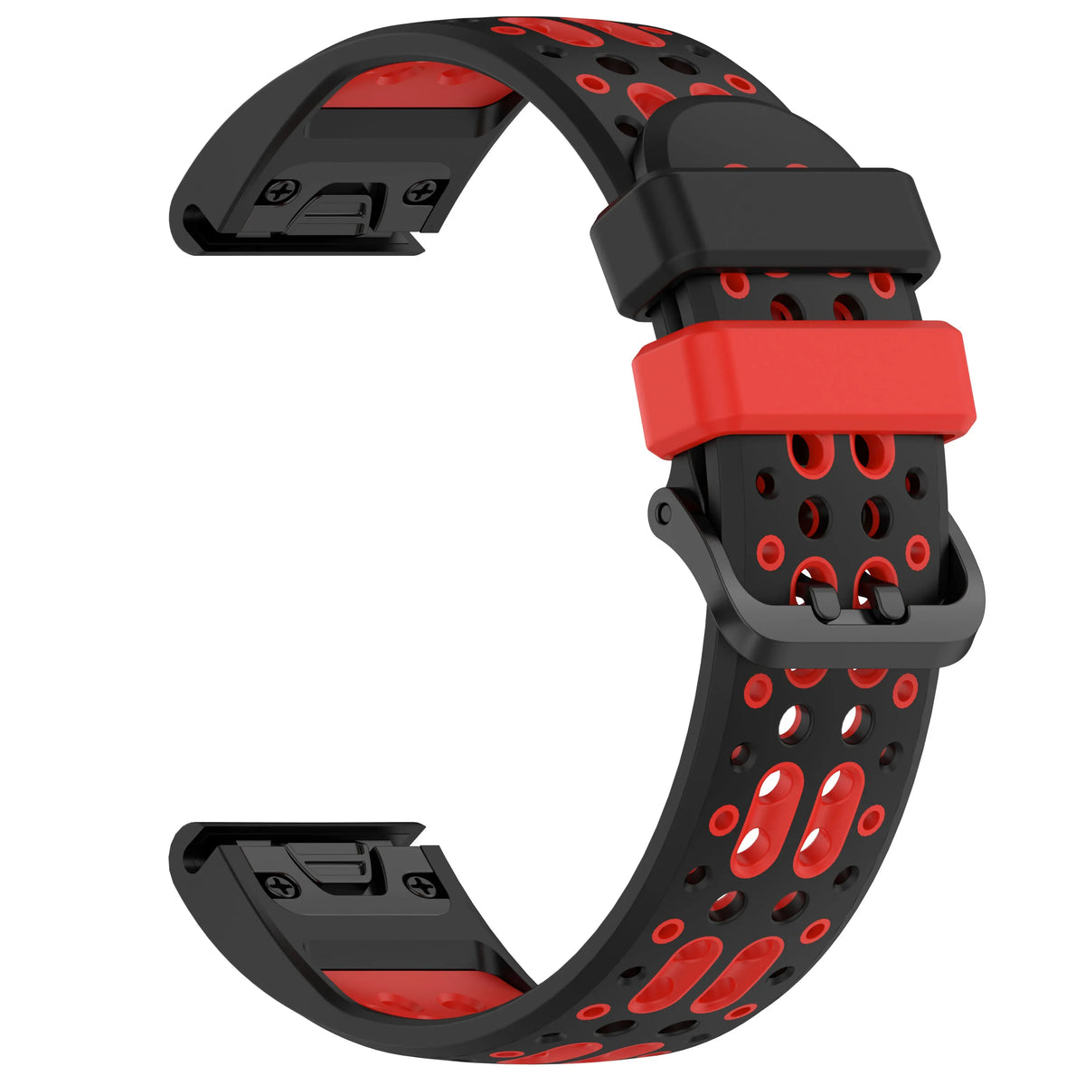 Garmin QuickFit 22/26mm Flexible Two-Tone Vented Silicone Band