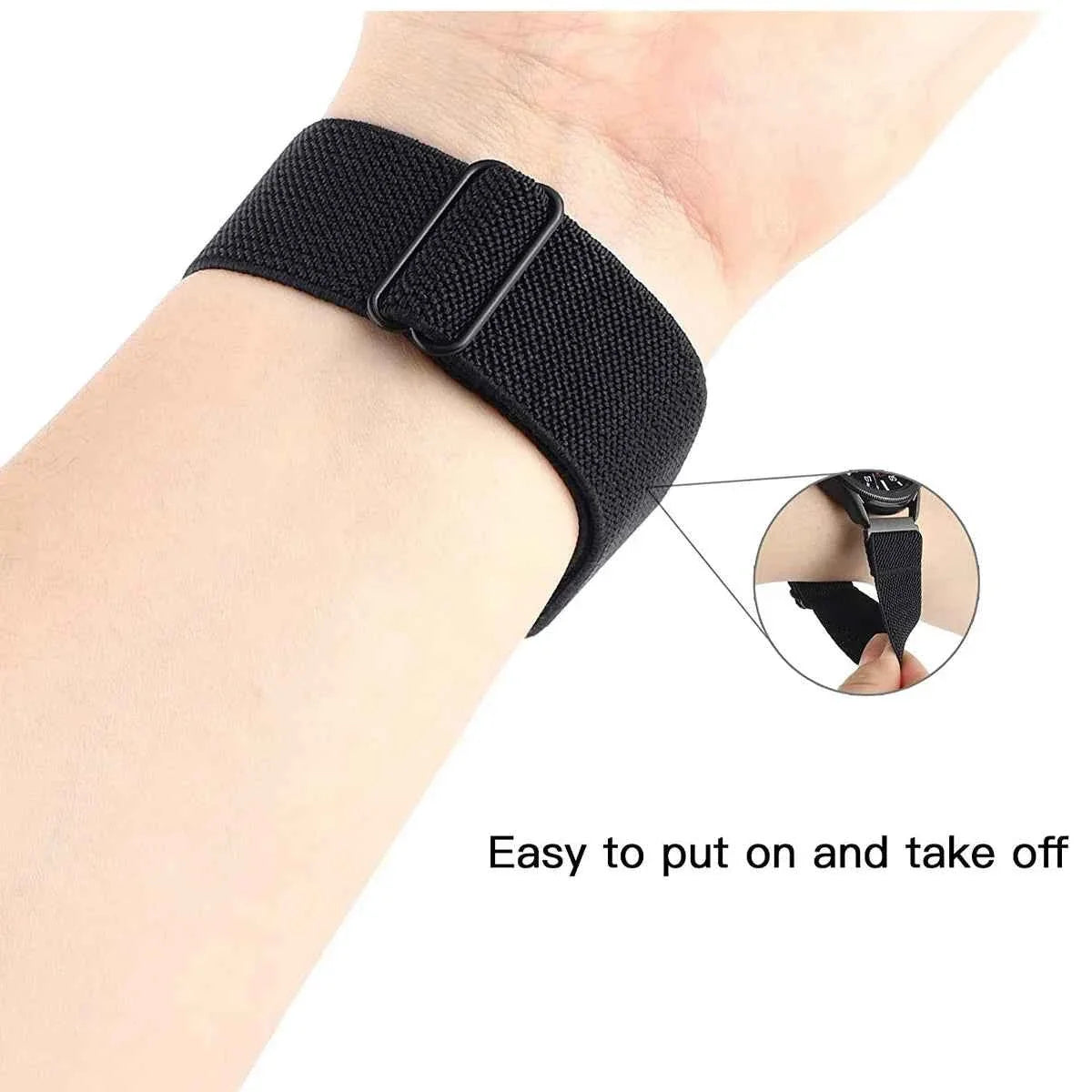 Elastic Nylon Loop Band for Huawei Watch Fit 4 / Fit 4 Pro / Fit 3 / Fit 2 / Fit 1