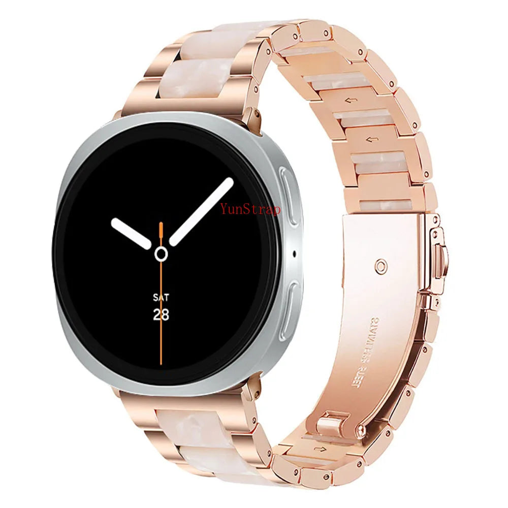 Samsung Galaxy Watch Band Metal Resin Bracelet Watch8/Watch8 Classic/Watch9 Ultra/Ultra2