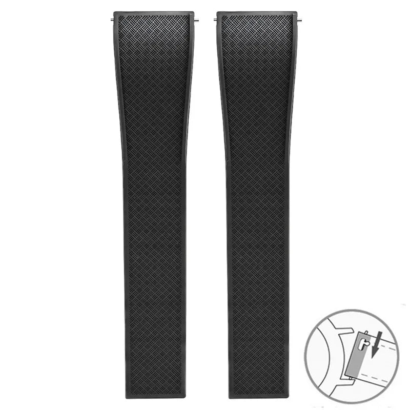 Polar Vantage, Grit X & Ignite FKM Rubber Band with Folding Clasp