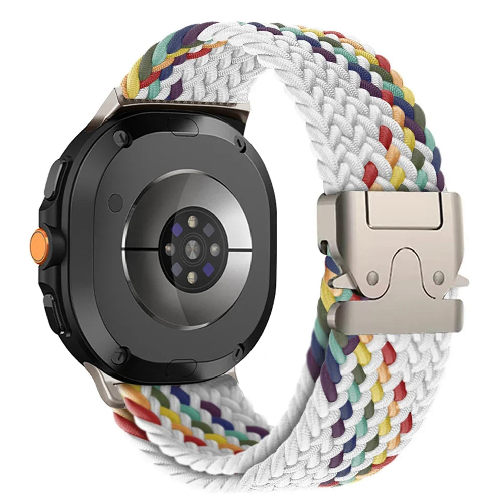 Nylon Woven Loop Band for Samsung Galaxy Watch 9 & 8 40mm 44mm & Classic 46mm | Parachute Buckle Sport Strap