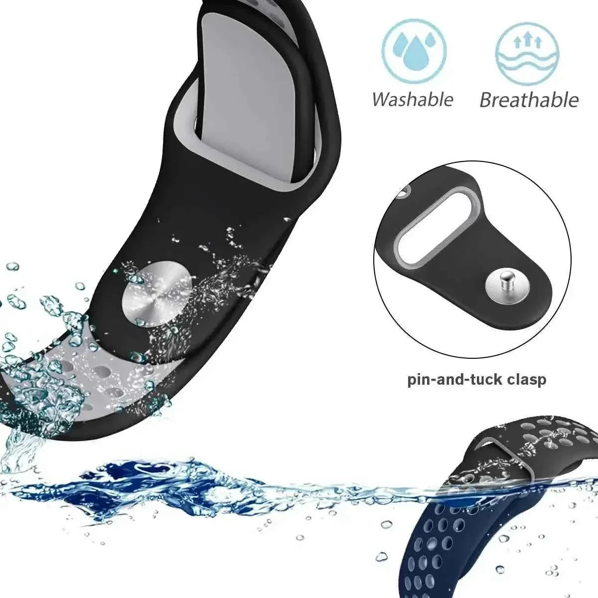 Silicone Sport Watch Band for Huawei Watch Fit 4 / 4 Pro / Fit 3 / Fit 2 – Breathable