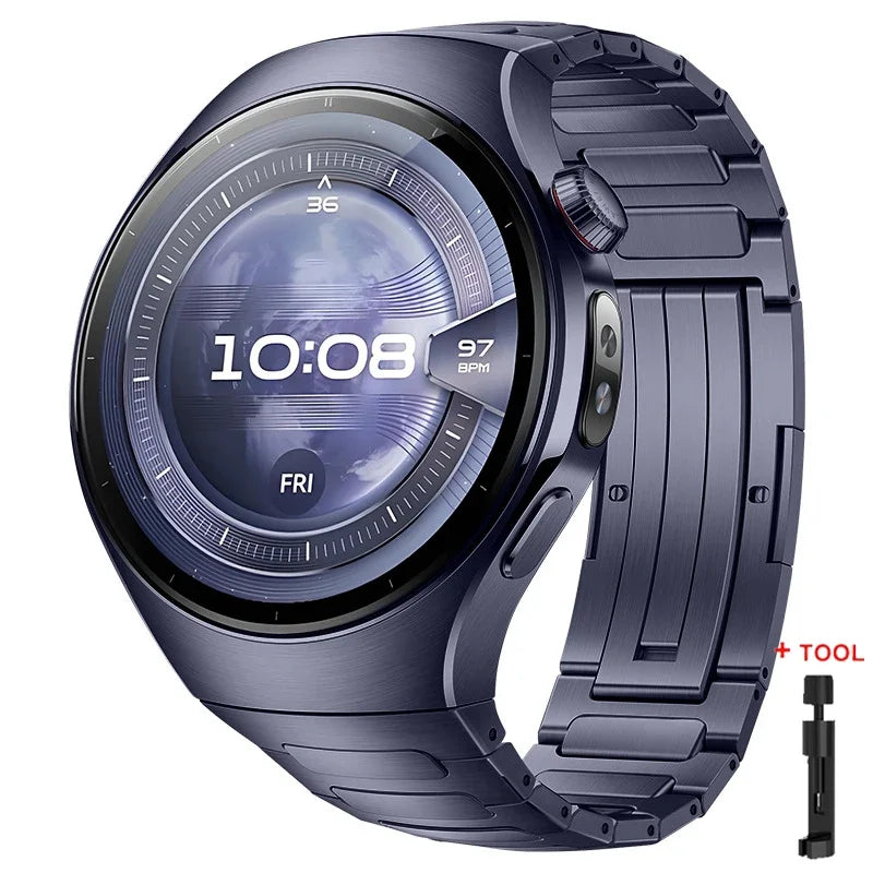 Titanium Band for Huawei Watch 5 46mm / 42mm – Metal Luxury Business Bracelet