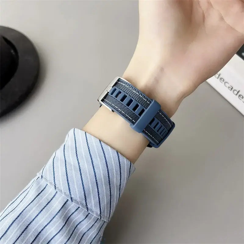 Amazfit Balance, GTR, GTS & Bip Fabric-Texture Silicone Band
