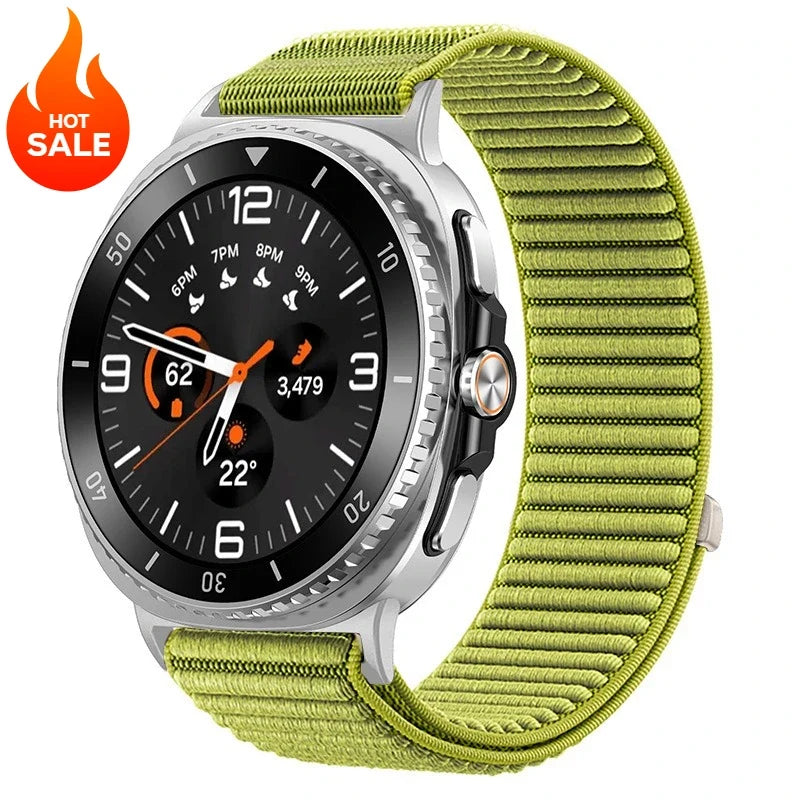 Nylon Loop Band for Samsung Galaxy Watch 9 & 8 40mm 44mm & Classic 46mm | Adjustable Replacement Strap