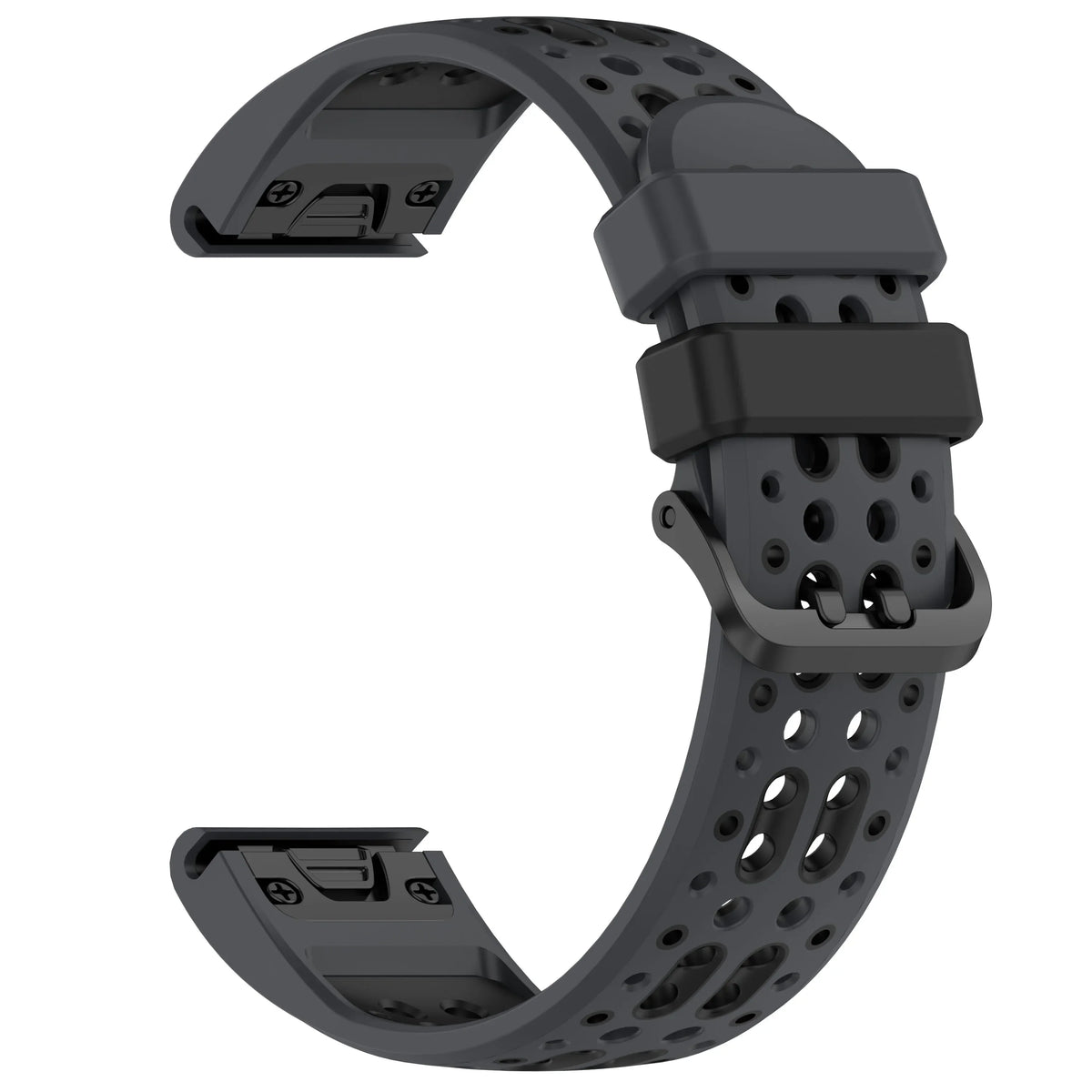 Garmin QuickFit 22/26mm Flexible Two-Tone Vented Silicone Band