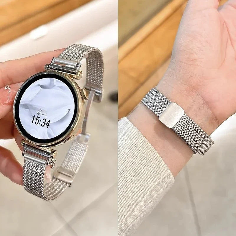 Suunto Race, Vertical & 9 Peak Slim Magnetic Metal Mesh Band