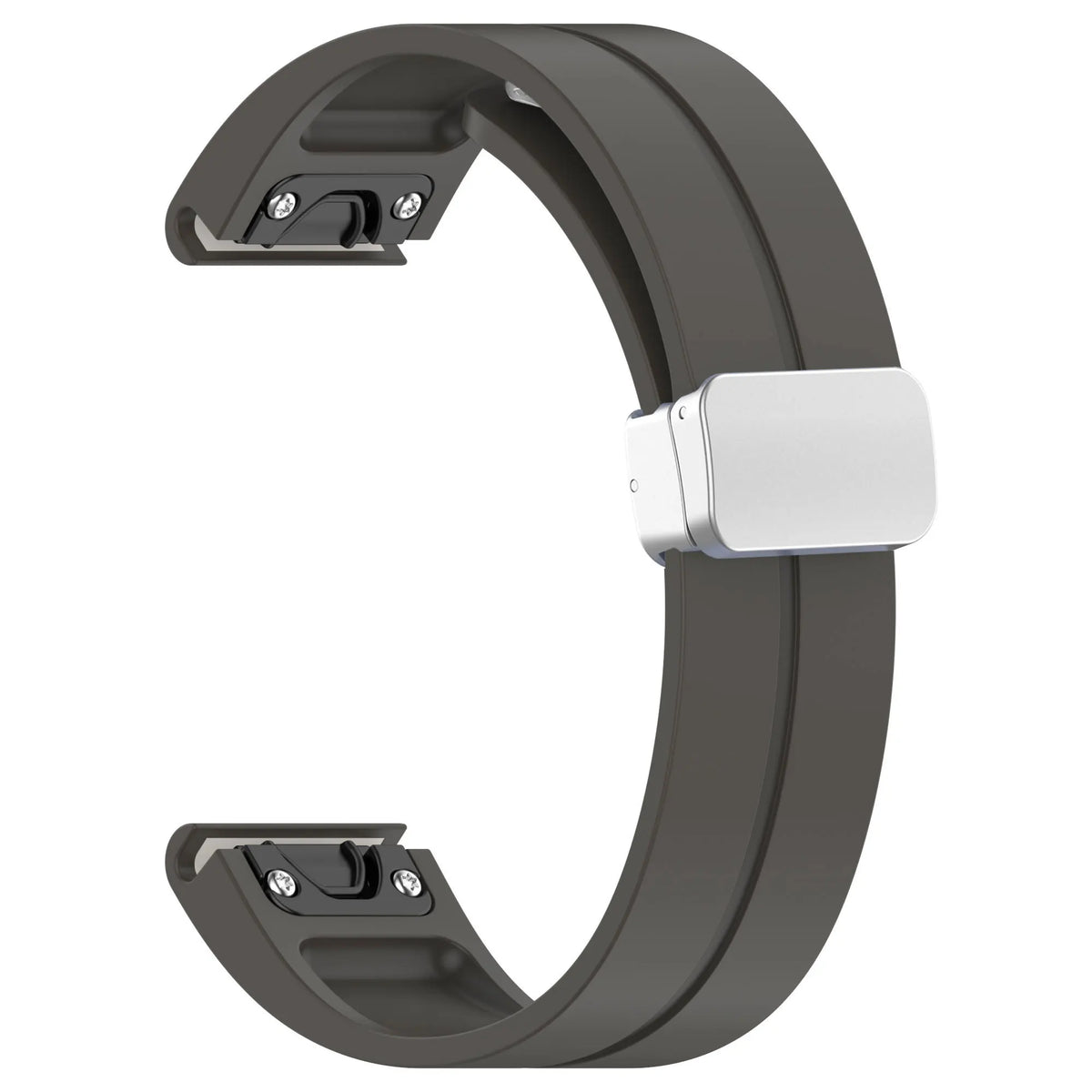 Garmin QuickFit 20/22/26mm Silicone Band with Magnetic Clasp
