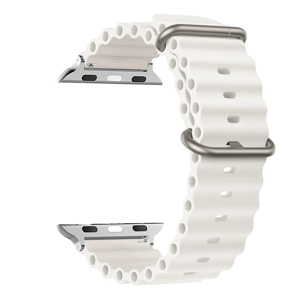 Apple Watch Silicone Strap - Soft Waterproof and Breathable