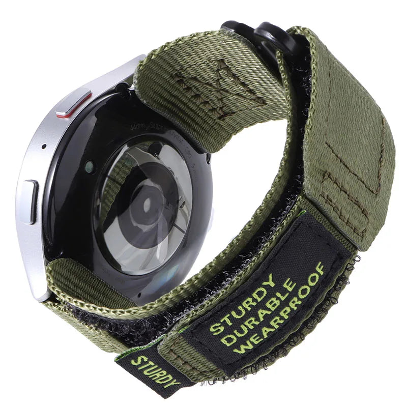 Polar Vantage, Grit X & Ignite Nylon Hook-and-Loop Band, Metal Ring