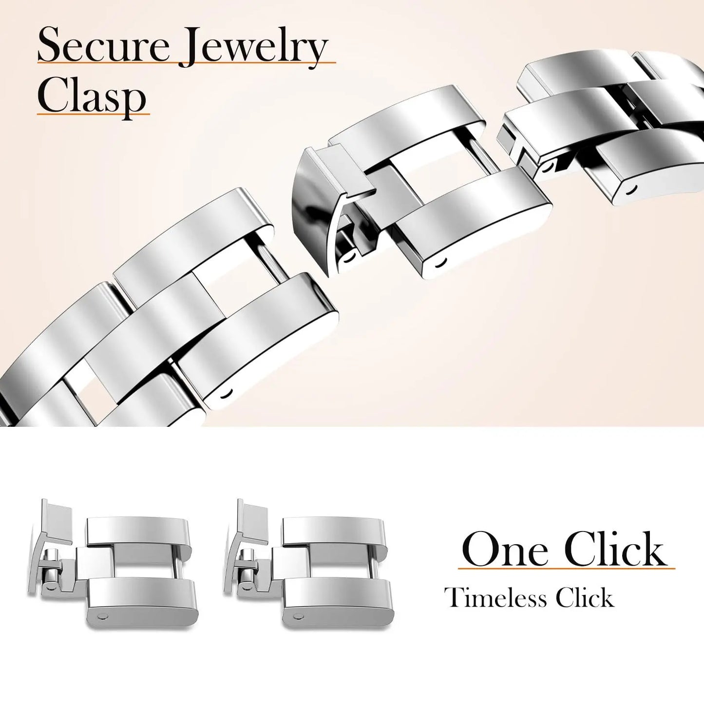 Samsung Galaxy Stainless Steel Diamond Watch Band - Watch8/Watch8 Classic/Watch9