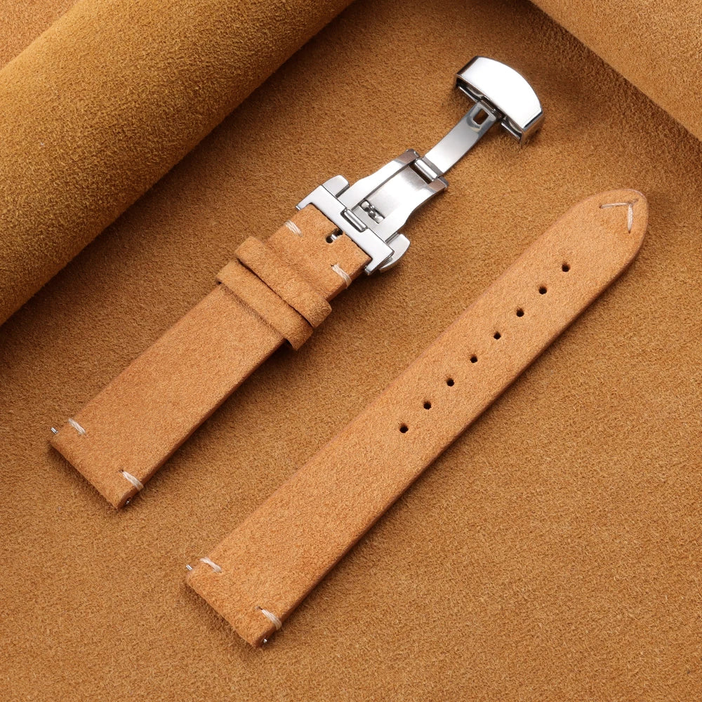 Polar Vantage, Grit X & Ignite Vintage Suede Band with Butterfly Clasp