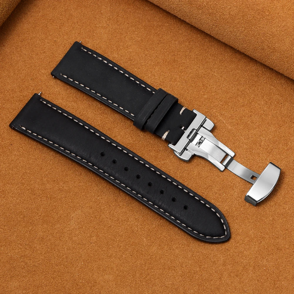 OnePlus Watch Calfskin Butterfly Clasp Band