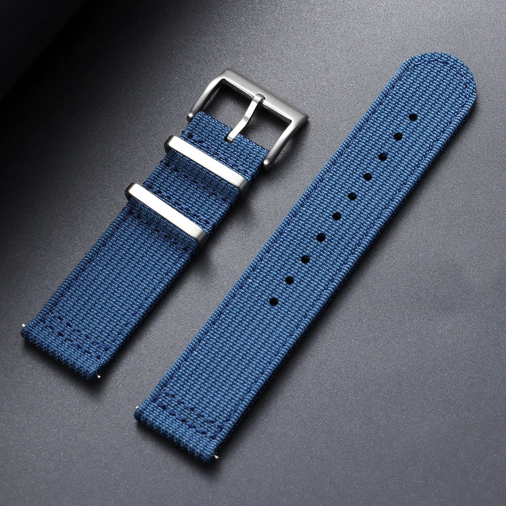 Polar Ribbed Nylon Watch Band - Quick Release Strap For Polar Watches