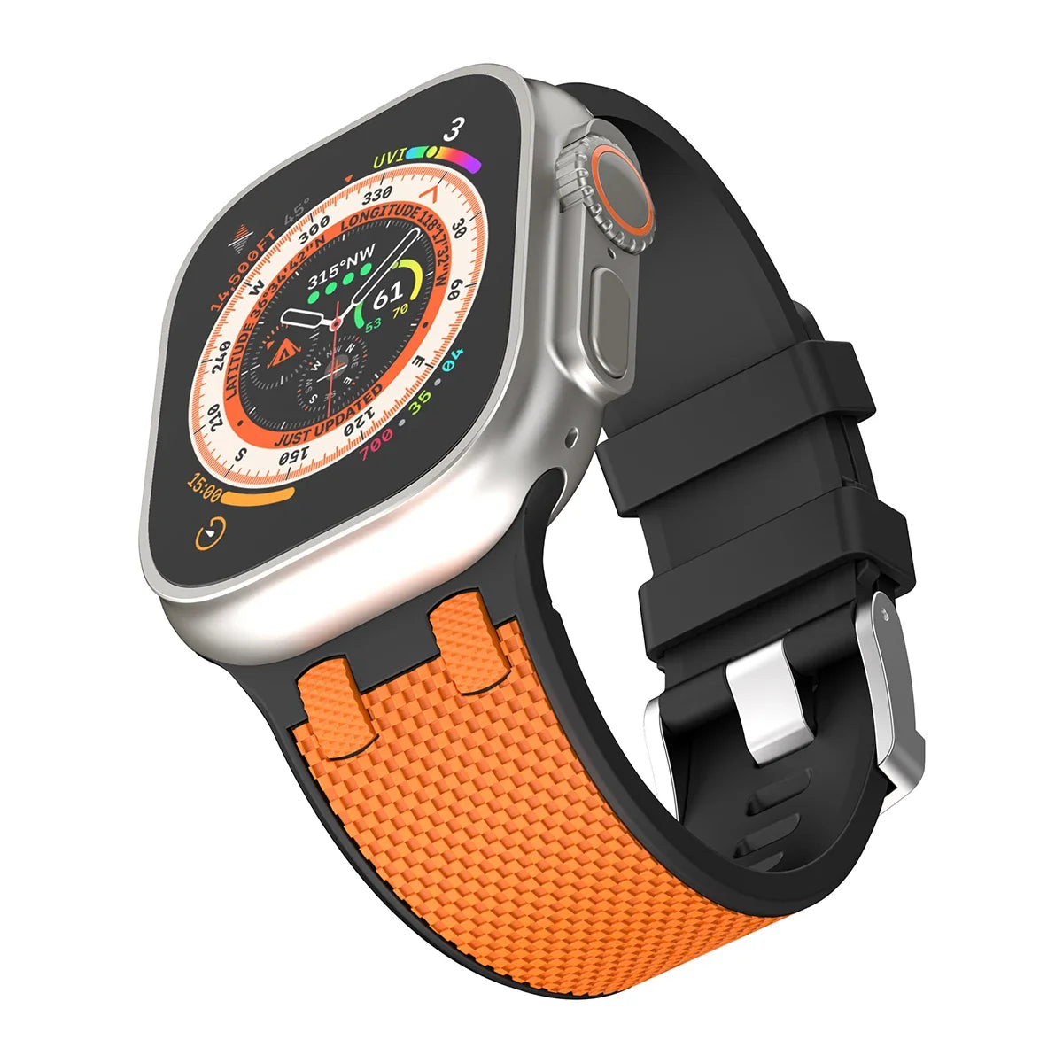 Soft Silicone Sport Apple Watch Band – Rubber Bracelet | Series 11/10/9/8/7/6/SE & Ultra 1/2/3 | 42–49mm