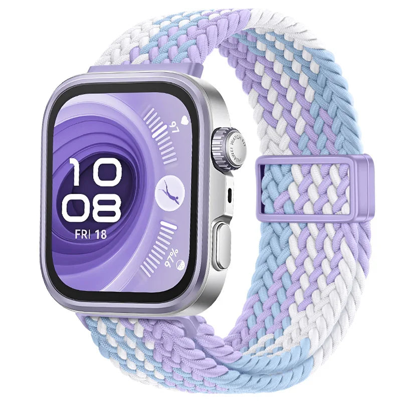 Magnetic Nylon Woven Band for Huawei Watch Fit 4 Pro / Fit 4 / Fit 3
