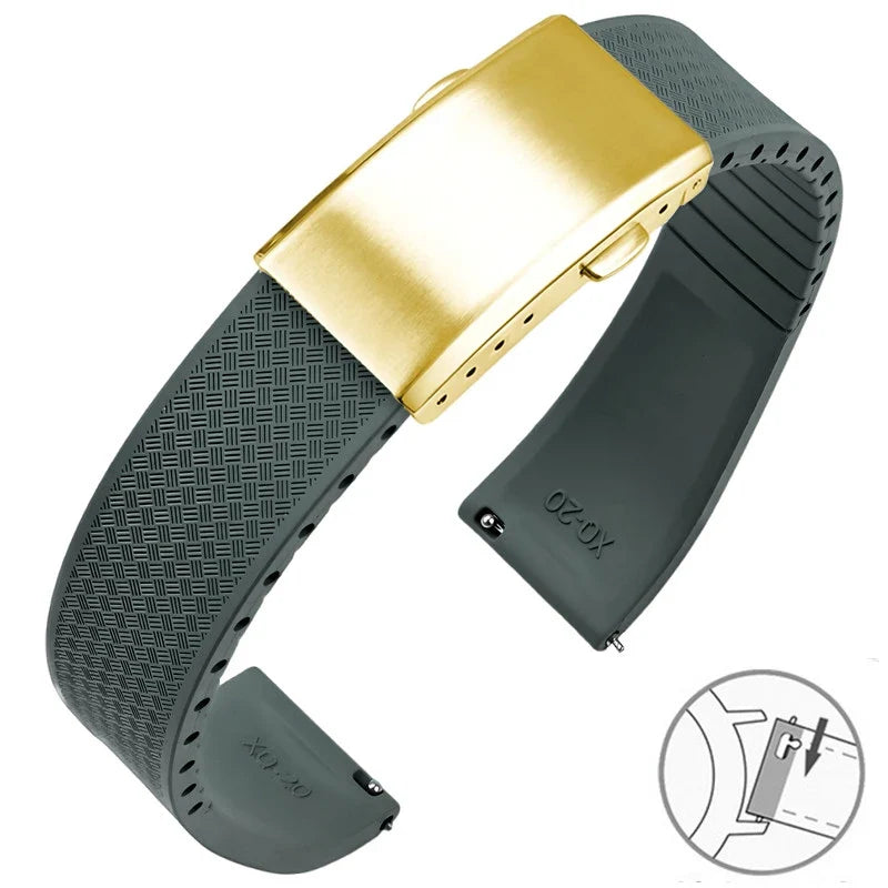 COROS PACE & APEX FKM Rubber Band with Folding Clasp