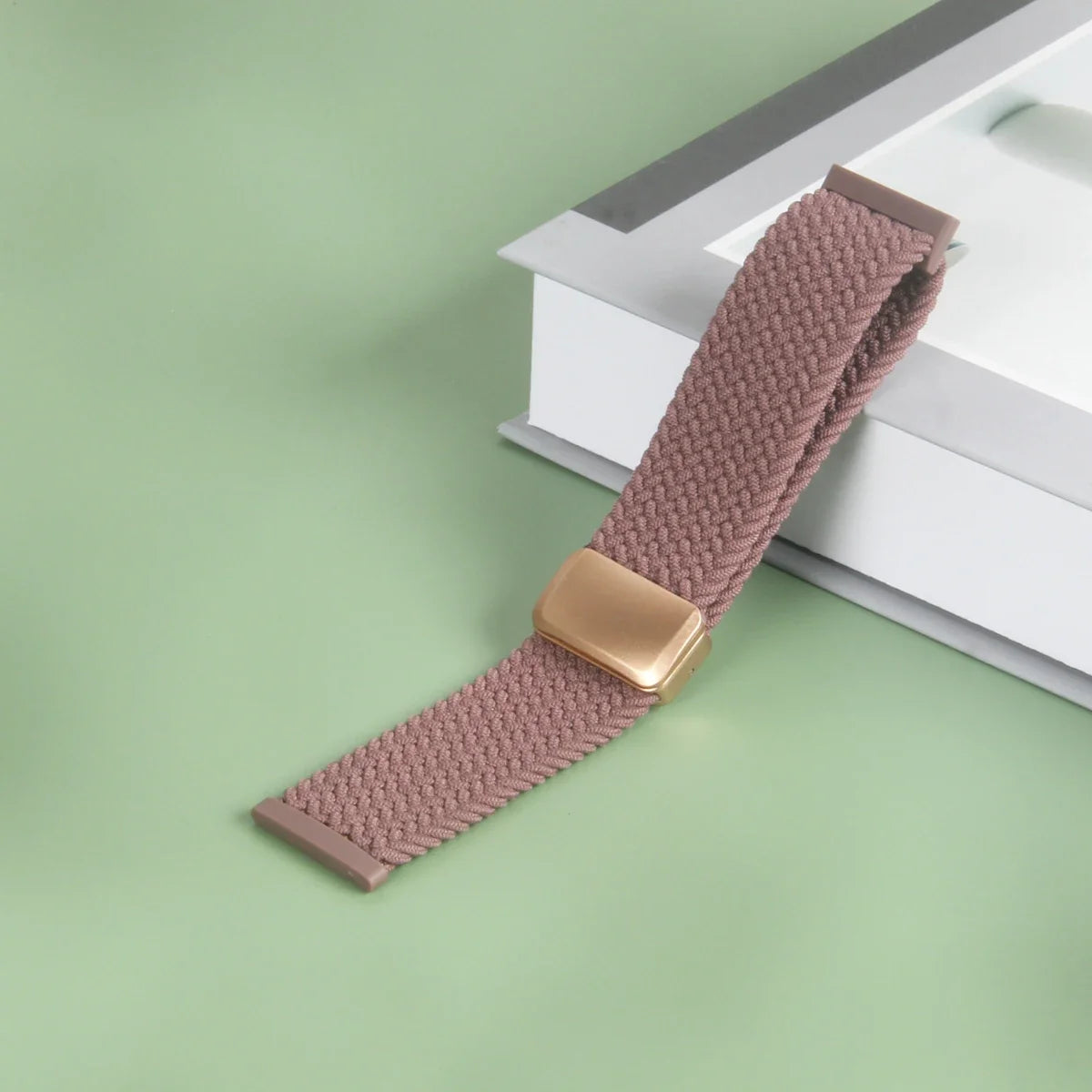 Fitbit Versa 4, 3, 2 & Sense 2 Braided Nylon Band, Magnetic Clasp