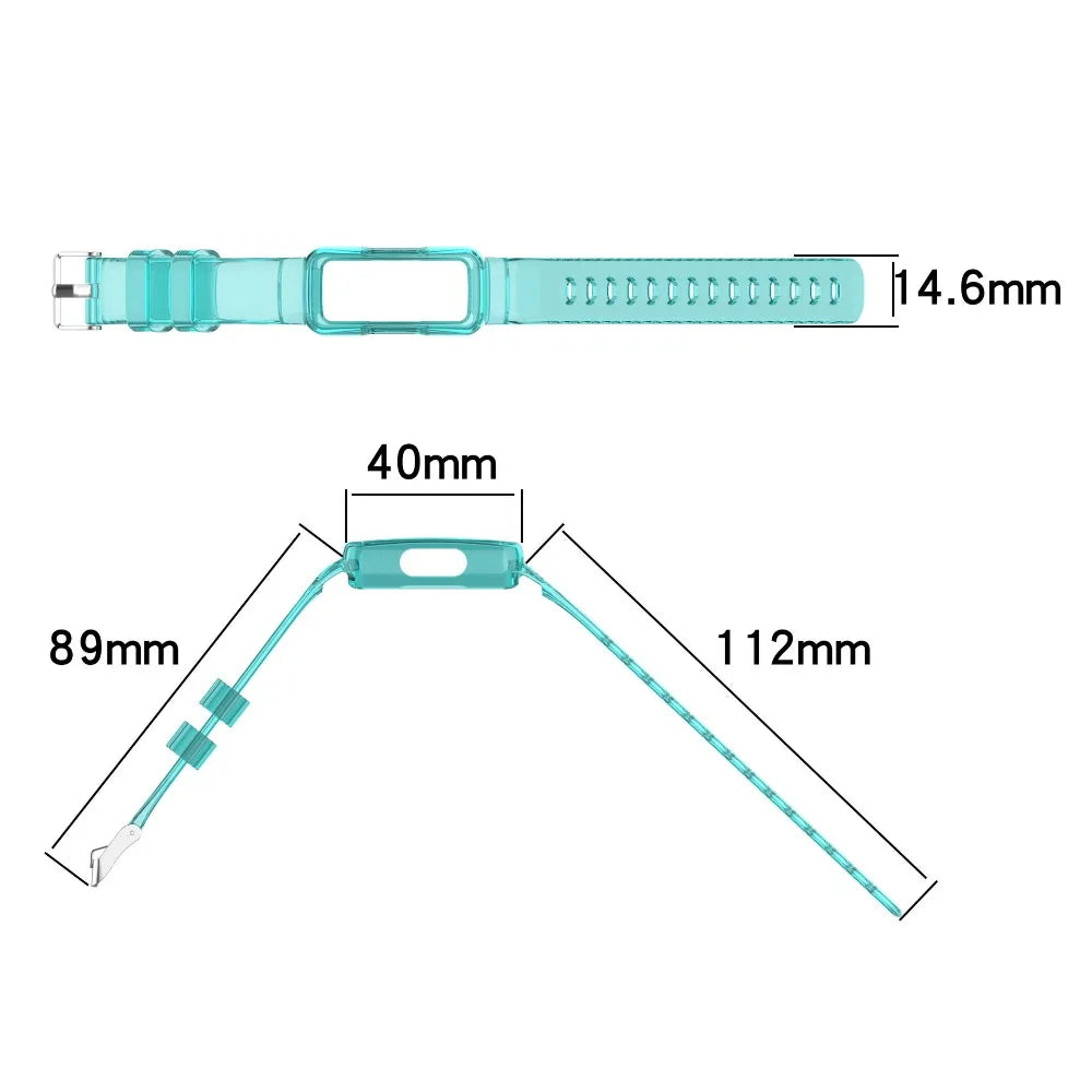 Fitbit Inspire, Luxe & Ace Clear Band with Built-In Case