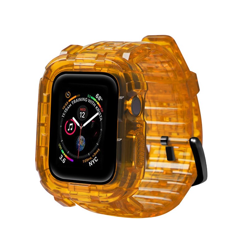 Apple Watch Silicon Band+Case - Stylish Protection for Your Device