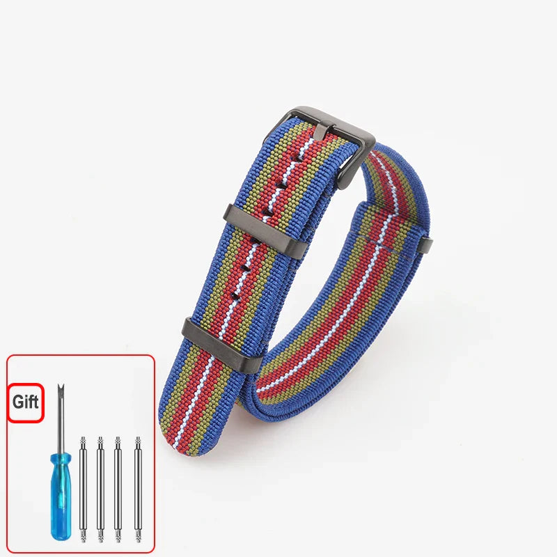 COROS Elastic Nylon Watch Band - Washable Waterproof Strap For Outdoors