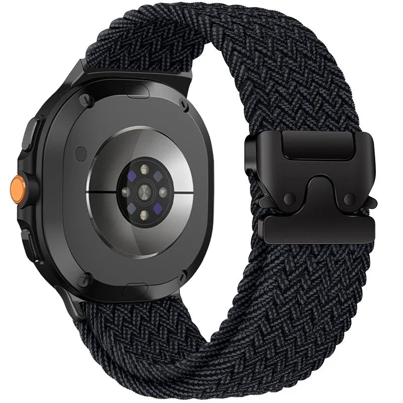 Nylon Woven Loop Band for Samsung Galaxy Watch 9 & 8 40mm 44mm & Classic 46mm | Parachute Buckle Sport Strap