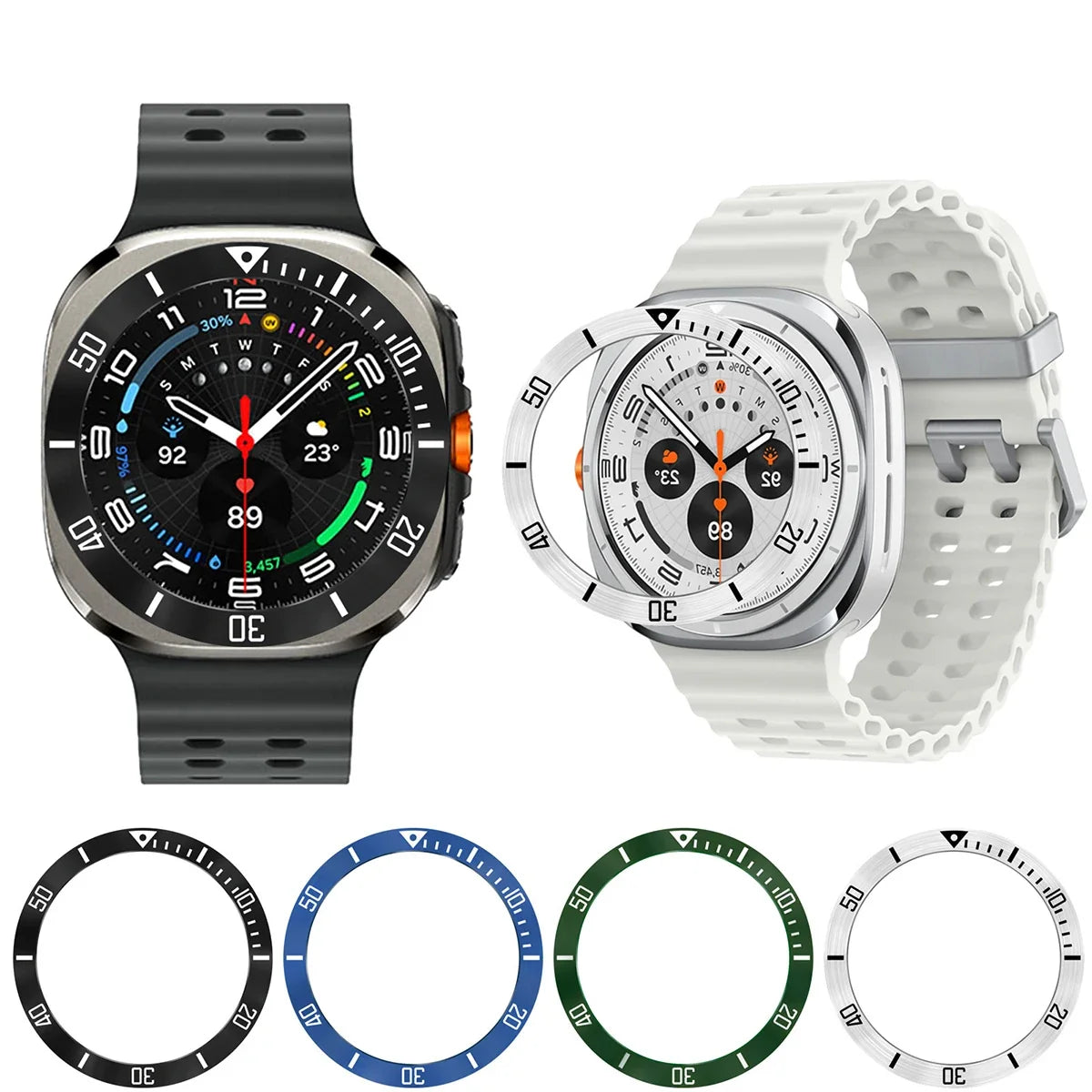 Stainless Steel Bezel Ring for Samsung Galaxy Watch 7 (40/44mm) & Watch Ultra 47mm