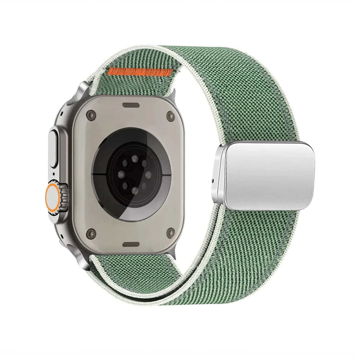 Nylon Strap with Metal Magnetic Buckle for Apple Watch Ultra 3/2/1 49mm – Series 11/10/9/8/7/6/SE 46/45/44/42mm