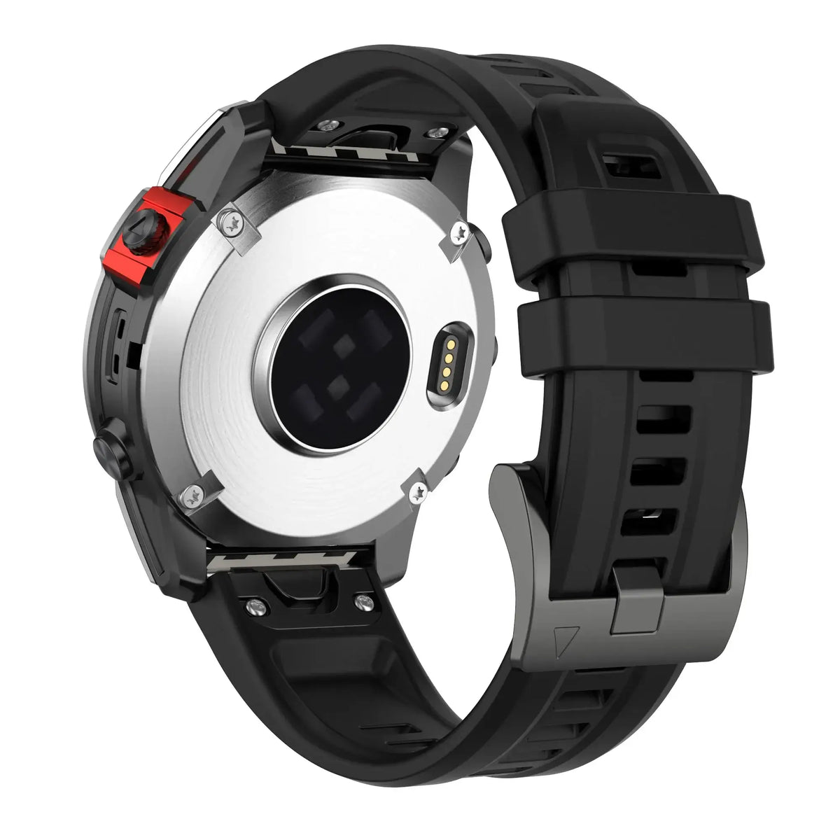 Garmin QuickFit 20/22/26mm Silicone Band with Double Keepers