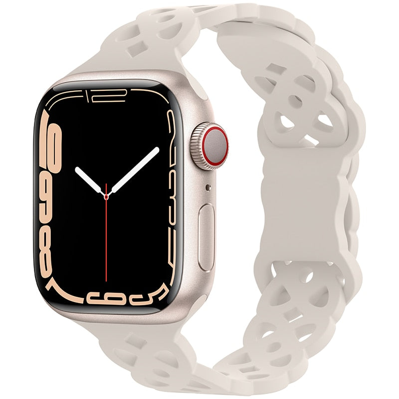 Silicone Strap Apple Watch Band Series - Stylish Comfort & Compatibility