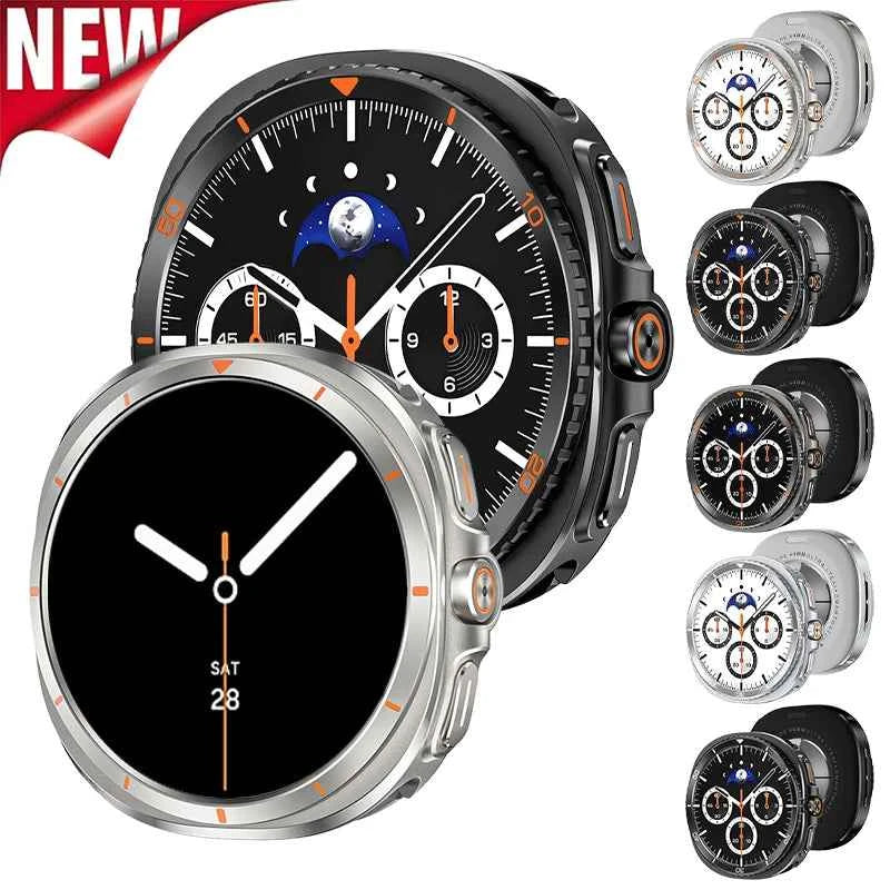 Metal Case for Samsung Galaxy Watch 9 & 8 40mm 44mm | Hard Alloy Protective Cover