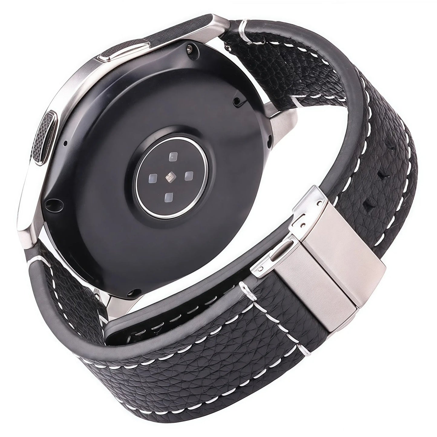 Amazfit Leather Watch Bands Genuine Cowhide Replacement Strap for Smartwatch