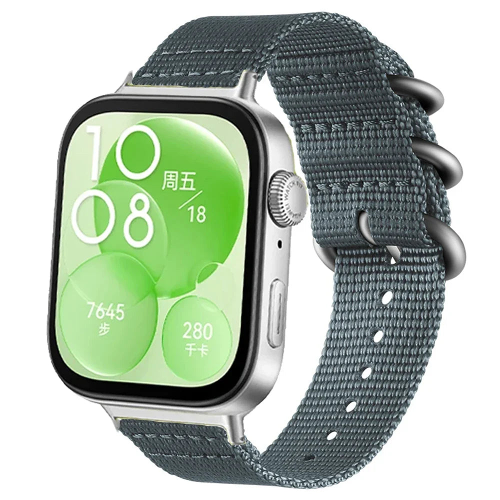Nylon Fabric Sport Band for Huawei Watch Fit 3 / Fit 2 / Fit 1