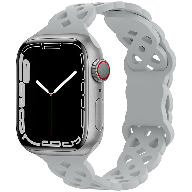 Silicone Strap Apple Watch Band Series - Stylish Comfort & Compatibility