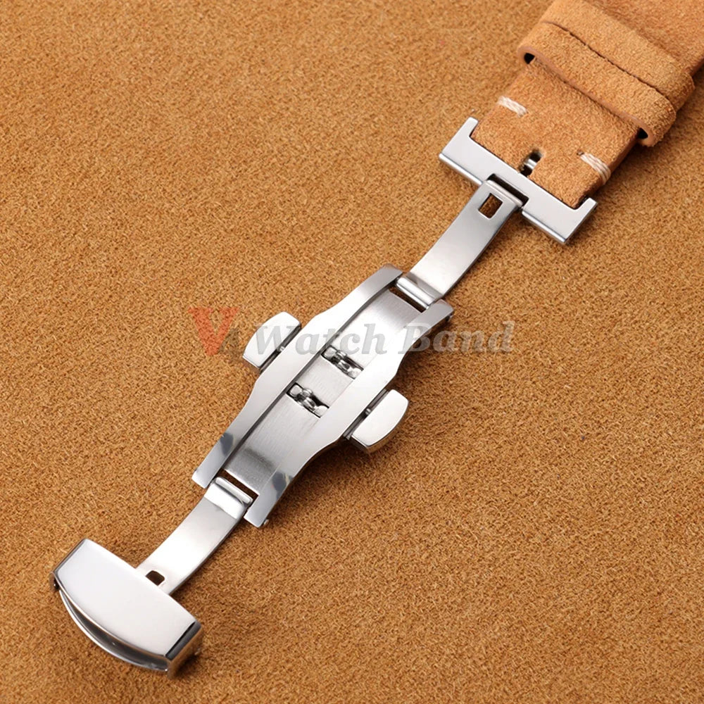 Suunto Race, Vertical & 9 Peak Vintage Suede Band with Butterfly Clasp