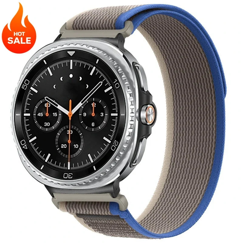 Samsung Galaxy Watch Trail Nylon Loop Band | Watch 9 & 8 40mm 44mm / Watch 8 Classic 46mm / Galaxy Ultra 47mm Sport Strap